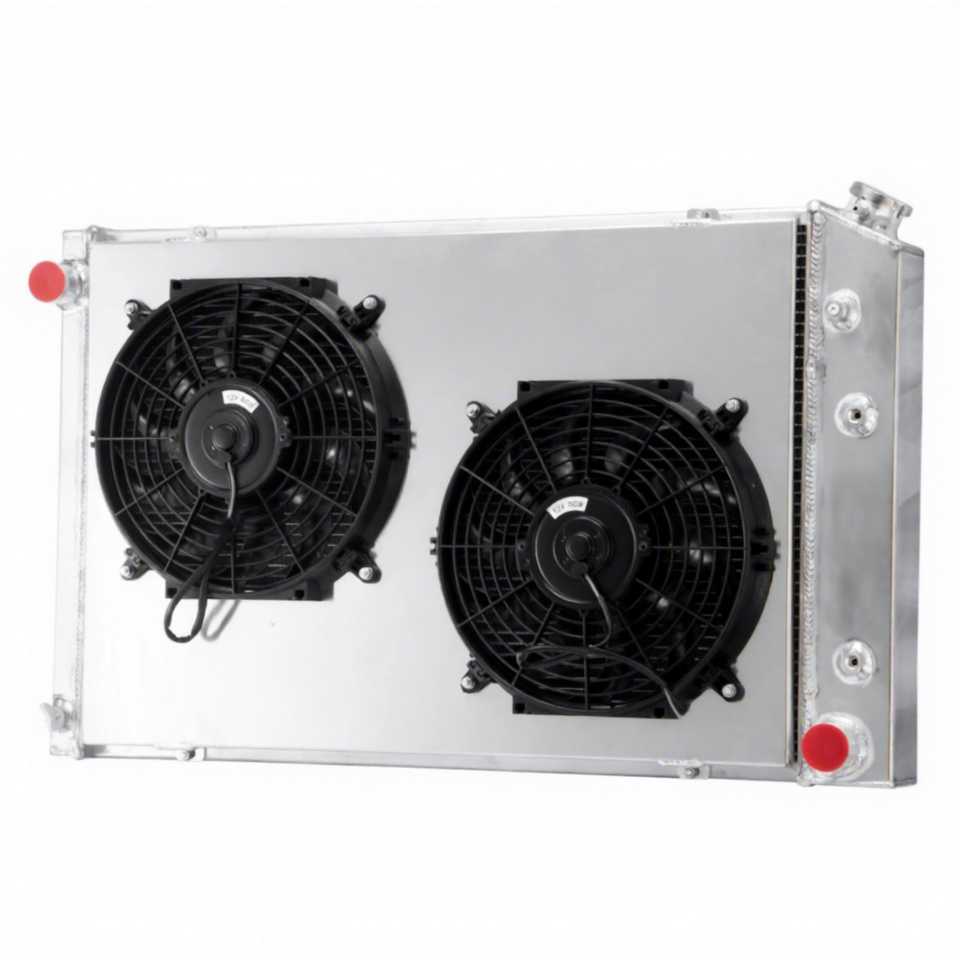 3 Row Radiator Shroud Fan for Chevy C10 C20 C30 GMC C2500 1973-1987
