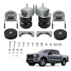 Ford F-150 2WD 4WD Rear Enhanced Suspension Rubber Spring Kit up to 6000 LBS 2015-2026