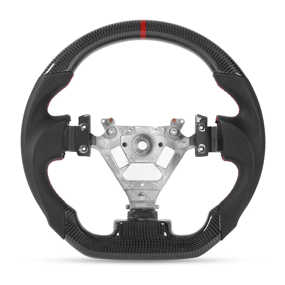 Nissan 350Z Real Carbon Fibre and Leather Three-Spoke Sports Steering Wheel