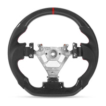 Load image into Gallery viewer, Nissan 350Z Real Carbon Fibre and Leather Three-Spoke Sports Steering Wheel