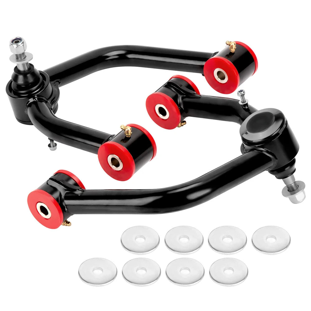 Toyota 4Runner 2003-2022 Front Upper Control Arms Pair for 2-4 inch Lift with PU Bushings - Black