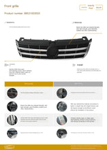 Load image into Gallery viewer, VW Bora 2007–2010 Front Bumper Mesh Grille Chrome/Black 18G853651J
