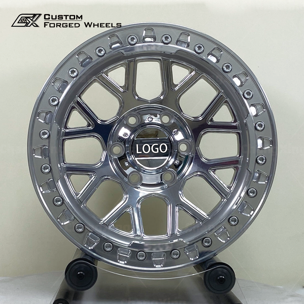 APS-HV-1601560796944 2005-2024 Toyota Hilux Set of 4 16x7 17x11 Inch 6x139.7 Forged Beadlock Wheels Off Road Rims