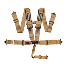 Load image into Gallery viewer, Universal UTV 3 inch 5-Point Racing Harness with Metal Latch and Link Lock, Gold or Grey