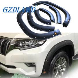 For Toyota Land Cruiser Prado LC150  with Light 2018+  Fender Flares Wheel Arch Extensions