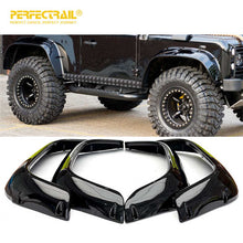 Load image into Gallery viewer, PERFECTRAIL 4x4 Offroad Auto Parts Gloss Black Wheel Arch Set for Land Rover Defender 90 110 130 1983-2016