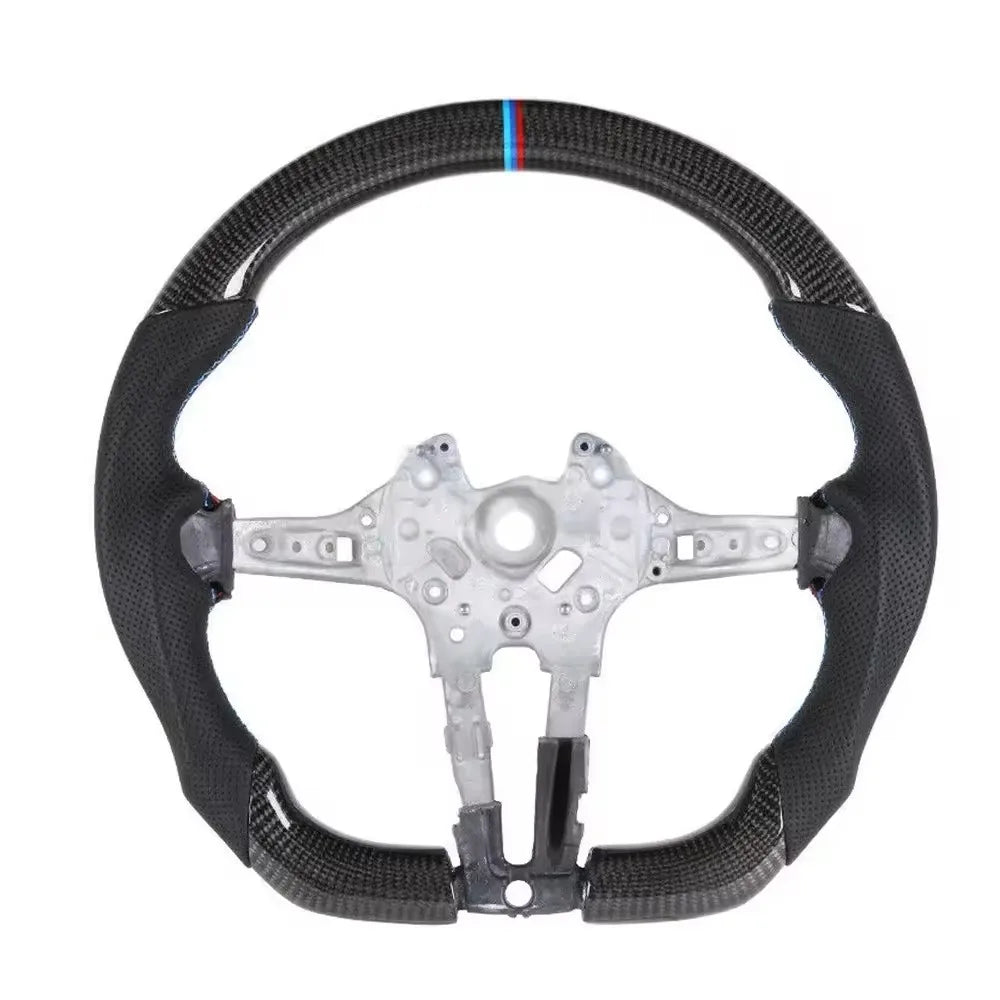 BMW F20 F22 F30 F32 F33 F36 F25 / M3 Carbon Fibre and Nappa Perforated Leather Sport Steering Wheel