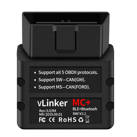 Vgate VLinker MC+ Bluetooth OBD2 Code Reader