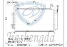 Load image into Gallery viewer, New Automotive Air Conditioning Cooling Condenser OE EH44-61-480A for 07-11 CX-7