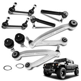 Hummer H3 Steering Suspension Kit Front Control Arm / Tie Rod / Sway Bar