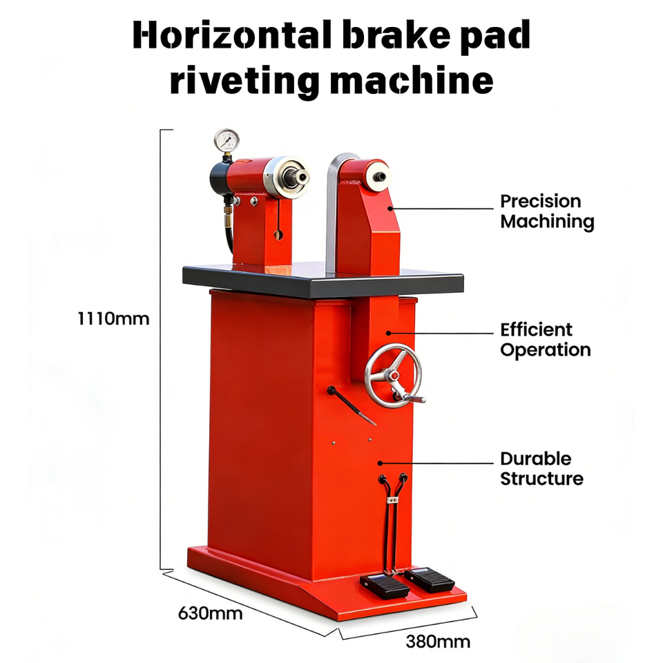 Cost-Effective Horizontal Brake Shoe Riveting Machine, Boost Productivity for Auto Repair Shops & Brake Component Factories