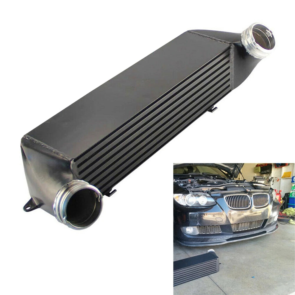 BMW E90 335i / 335xi / 135i N54 N55 2007-2013 Aluminium Intercooler Kit - Silver / Black