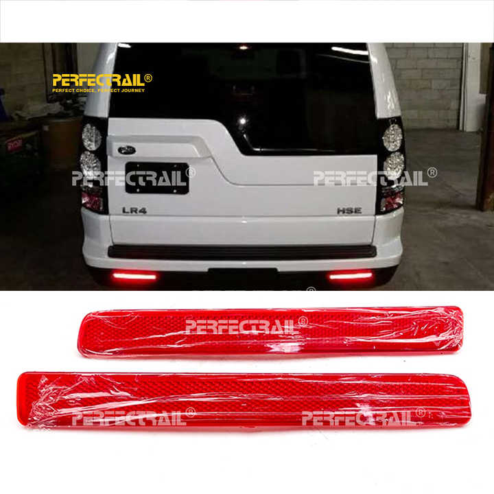 PERFECTRAIL XFF500020 XFF500030 Auto Parts Rear Bumper Red Reflector Set for Land Rover Discovery 3 4 L319 Range Rover L320