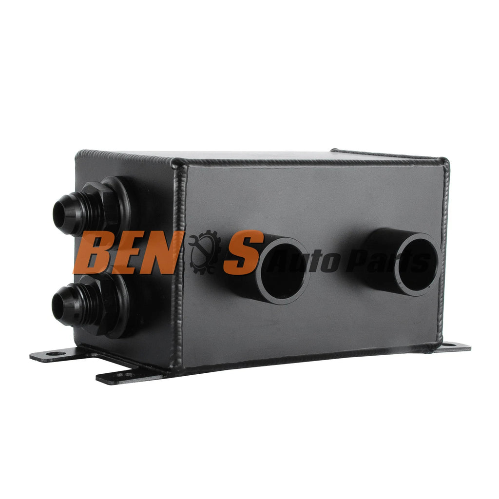 10AN 2 Port Oil Catch Can Reservoir Tank with Breather Filter Baffled