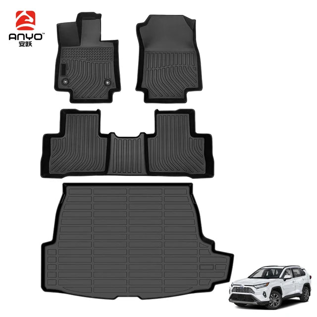 Toyota RAV4 2019-2024 3D TPE All-Weather Floor Mats