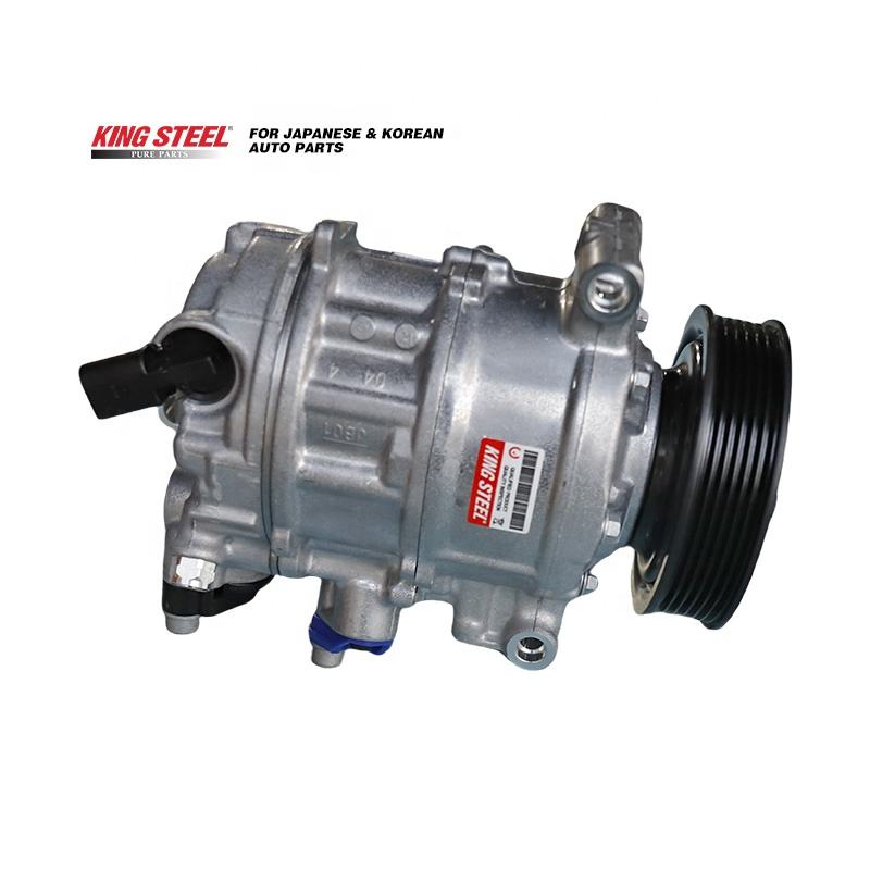OE 5Q0820803M Auto Parts Electric With Pulley 6PK Car 12V Air Conditioning Compressor AC for VW Crafter Jetta Golf Audi