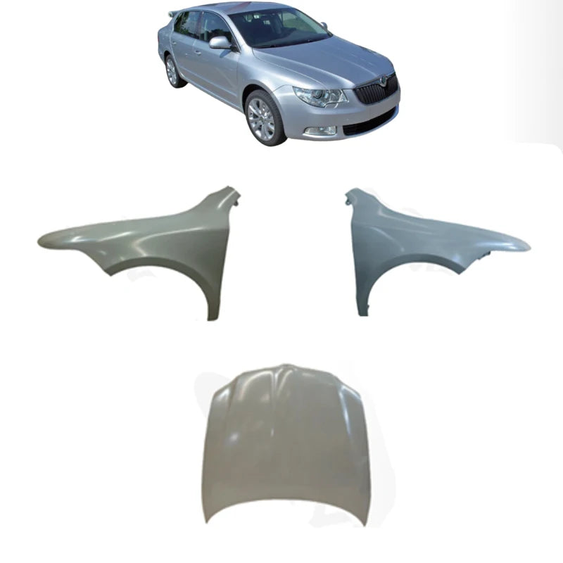 Skoda Superb 2008–2015 Left Front Fender 3T0821021