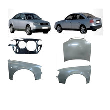 Load image into Gallery viewer, Audi A6 C5 4B 1997–2004 Radiator Support, Front Fender &amp; Steel Bonnet Replacement 4B0821105A 4B0821106A 4B1823029