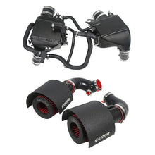 Load image into Gallery viewer, Infiniti Q50 Q60 2016+ 3.0L VR30DDT Twin Turbo Aluminium Cold Air Intake / Intercooler Kit, Black and Red