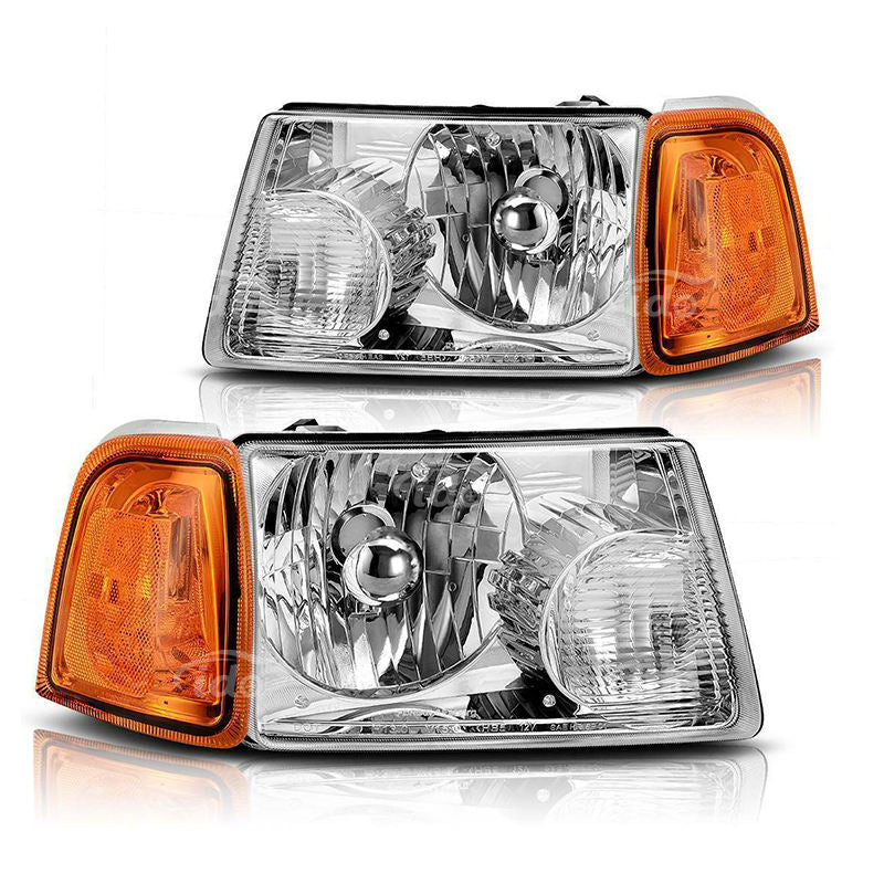 6L5Z13008BA 6L5Z13008AA Auto Car Left Right Pair LED Head Lamp Headlights for Ford Ranger 2001 - 2011