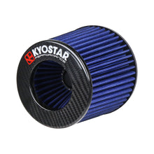 Load image into Gallery viewer, HIigh Quality 3.5" 89mm Neck Red Black Blue Universal Car Sport Glossy Real Carbon Fiber Cone Air Filter