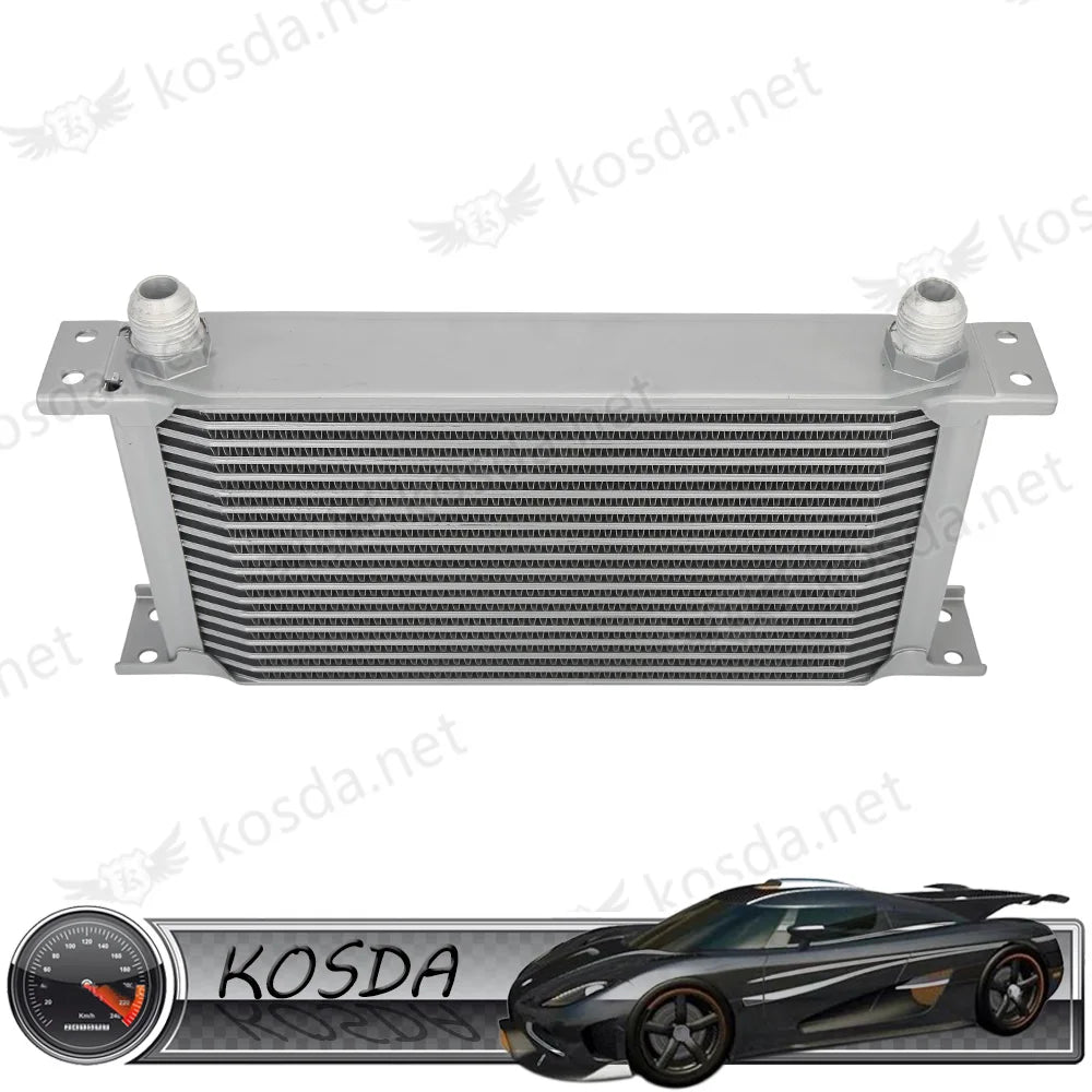 Universal 19 Row Aluminium Transmission Oil Cooler