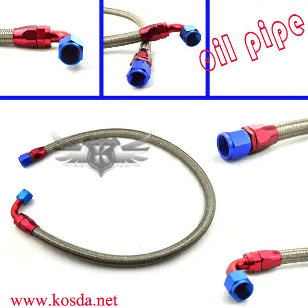 10AN Stainless Steel Braided Hose 1 Metre - Universal Fuel and Oil Cooler Line