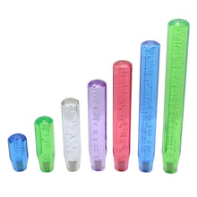 Load image into Gallery viewer, Universal LED Crystal Bubble Gear Shift Knob - Clear Acrylic, 100mm to 400mm