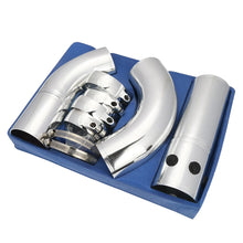 Load image into Gallery viewer, Universal 3 inch Aluminium Intake Pipe Kit - 5 Piece with Silicone Hoses and Clamps