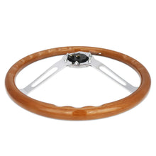 Load image into Gallery viewer, Universal 380 mm 15 inch Classic Retro Woodgrain Steering Wheel with Holes, 6-Bolt