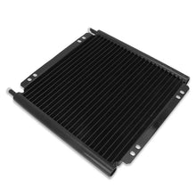 Load image into Gallery viewer, Universal 25 Row Aluminium Engine and Transmission Oil Cooler - Black 280 x 300 x 22.4 mm