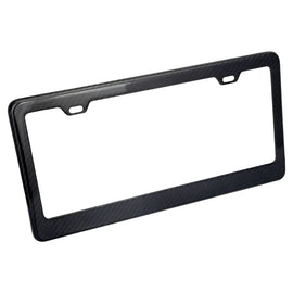 Real Carbon Fibre Licence Plate Frame - US Standard Size