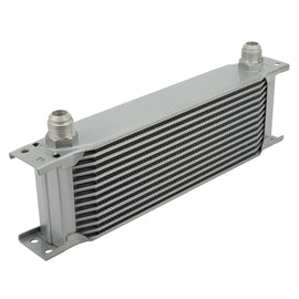 Universal 13 Row Oil Cooler 10AN British Style - Silver Aluminium Core 11 x 4 x 2 Inch