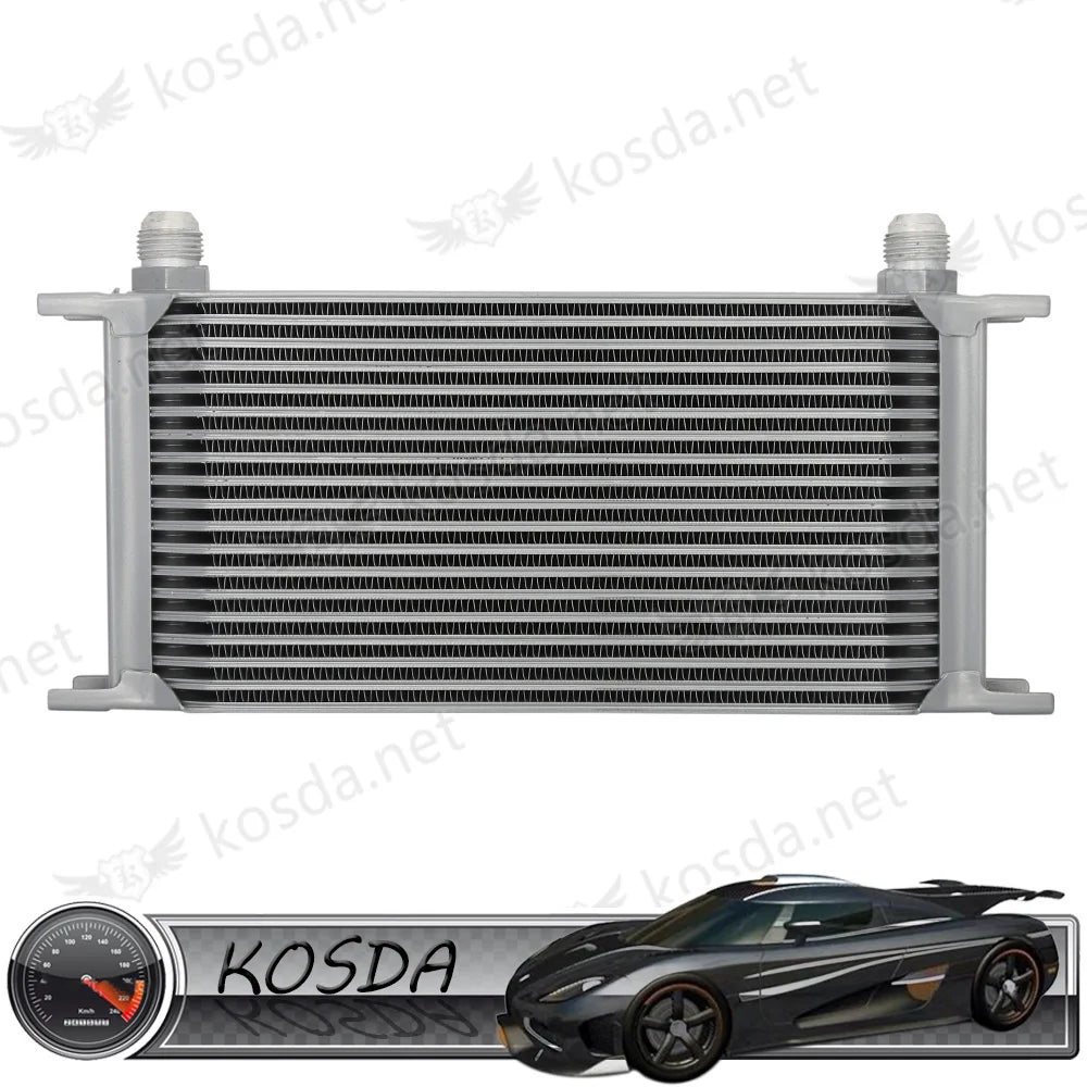 Universal 19 Row Aluminium Transmission Oil Cooler