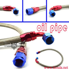 Load image into Gallery viewer, 10AN Stainless Steel Braided Hose 1 Metre - Universal Fuel and Oil Cooler Line