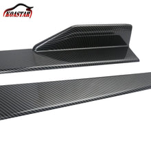 Load image into Gallery viewer, Universal Side Skirt Extension Kit - Black ABS