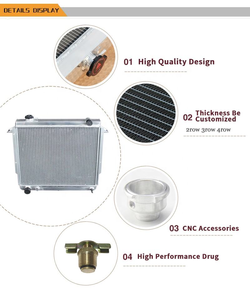 Aluminum Radiator for Audi A6 /A6 Avant 2003-2011 Water tank - Auto Parts