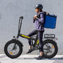 Load image into Gallery viewer, Cargo Electric Bike Hidoes F3 Pro 20 Inch Fat Tyre Cargo eBike with 26Ah Long Range Battery, Heavy Load Rear Basket &amp; Hydraulic Disc Brakes