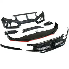 Load image into Gallery viewer, VW Polo 2018–2019 Bolt-On Front Bumper Body Kit – Black