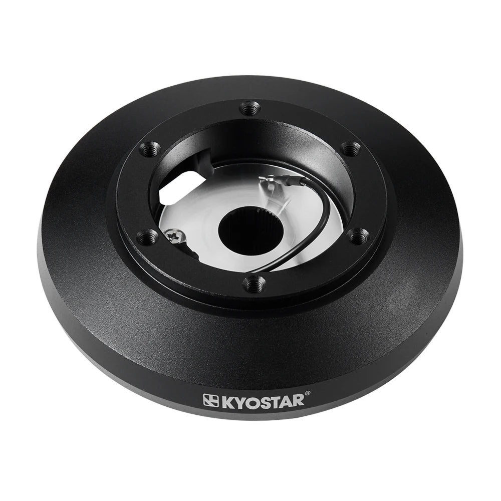 Short Steering Wheel Hub Adapter Boss Kit for BMW F22 F30 F32 - Black Aluminium