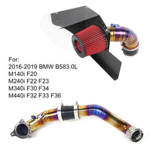 Load image into Gallery viewer, BMW M240i M340i M440i 2016-2025 / Toyota Supra 2019-2025 3.0T Titanium Charge Pipe and Intake Pipe Kit