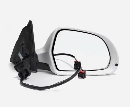 Audi A4 Right Side Door Mirror Assembly White 8K1857410A