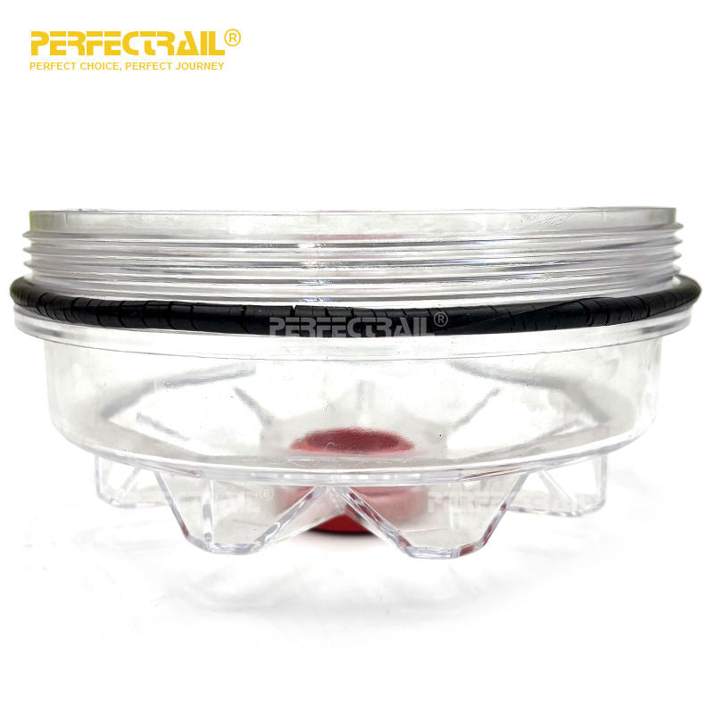 PERFECTRAIL 340-4975 Wholesale Heavy Duty Truck Parts Screw-On Clear Wheel Hub Center Cap for American Truck Trailer