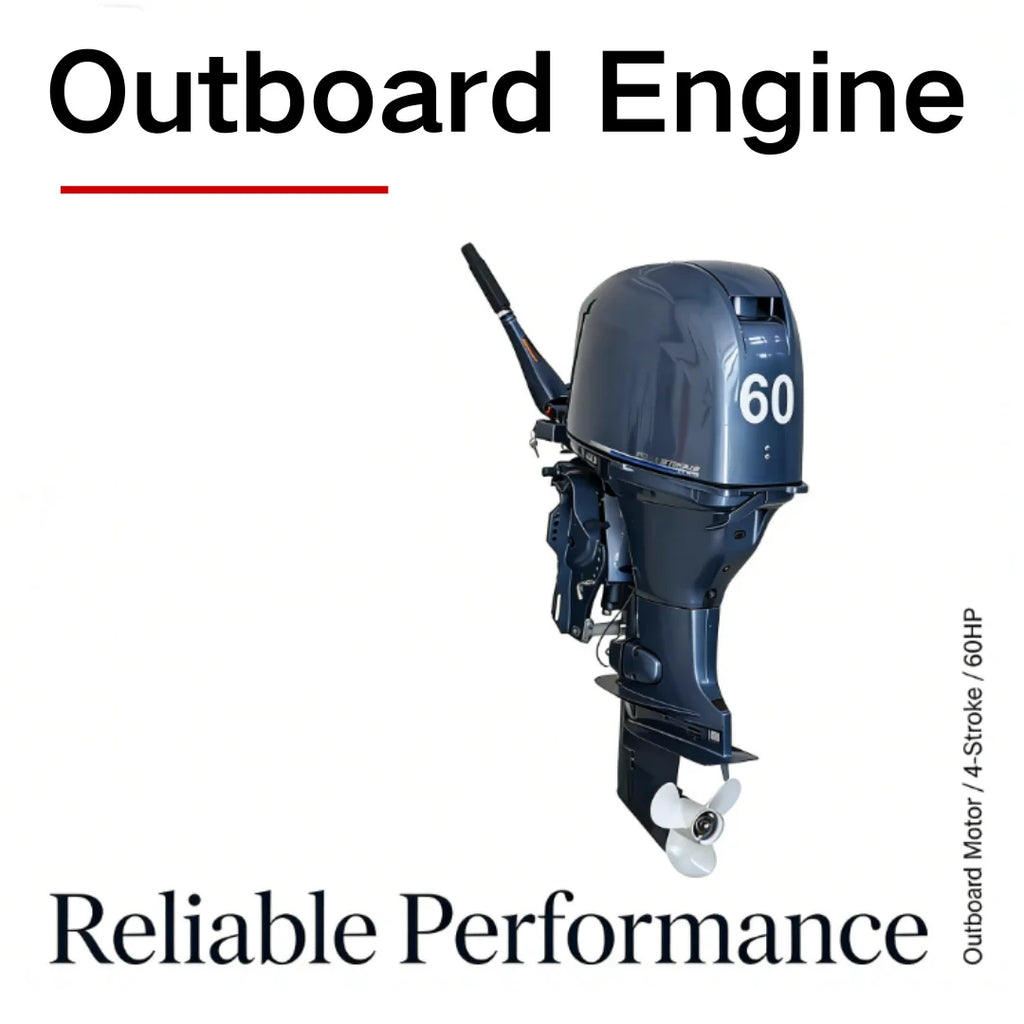 Heavy-Duty 60HP Outboard Engine | Commercial-Grade Power for Workboats & Yachts | Fuel Efficiency for Demanding Marine Tasks