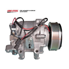 KINGSTEEL OE 38810-R1A-A01 38810R1AA01 Auto Part Electric With Pulley 6PK Car 12V Air Conditioning Compressor AC for HONDA CIVIC