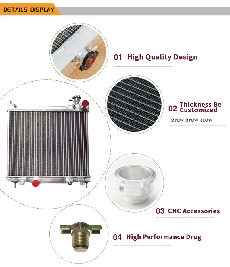 Aluminum Radiator for Exclusive Custom-made Radiator