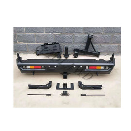 Steel Rear Bumper for Jimny 2019+ Rear Bull bar With Lights Rear Bumper Back Bumper