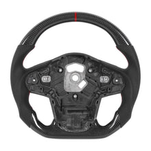 Load image into Gallery viewer, Toyota GR Supra 2019-2022 Carbon Fibre and Perforated Nappa Leather Steering Wheel