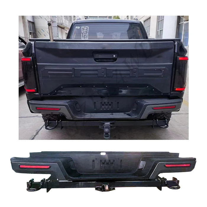 GZDL4WD 4x4 Plastic Rear Bumper and Tow Bar for Ranger 2012-2021 Back Bumper