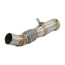 BMW F30 F32 F36 F20 F21 F22 2012-2017 320i 328i 420i 428i 4 inch Stainless Race Downpipe - Direct Replacement